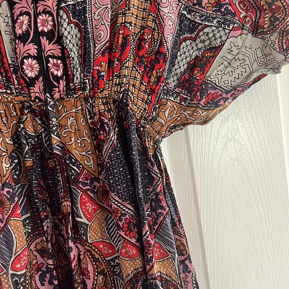 Boho maxi dress with beautiful print